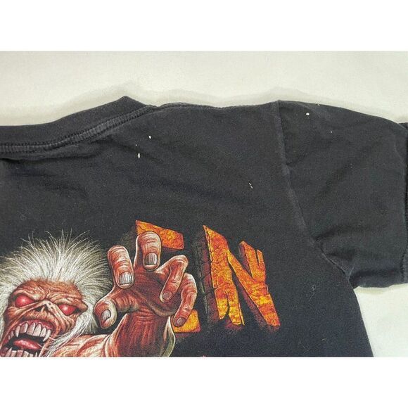 Iron Maiden A Matter Of Life Of Death Graphic T-shirt Women Medium Black Music - Picture 3 of 9